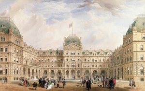 Vue du Quadrilatère du Nouvel Échange de Liverpool